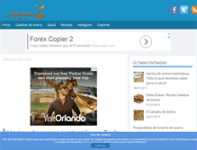 Tablet Screenshot of galletasdeavena.net